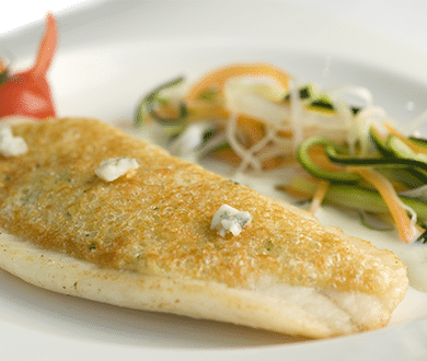 poisson sauce roquefort