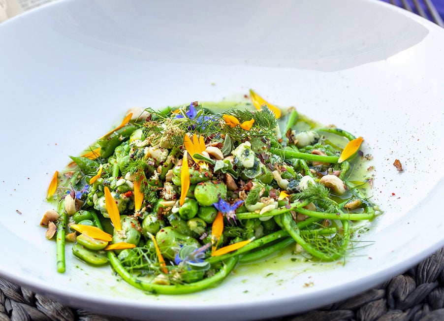 salade roquefort poire