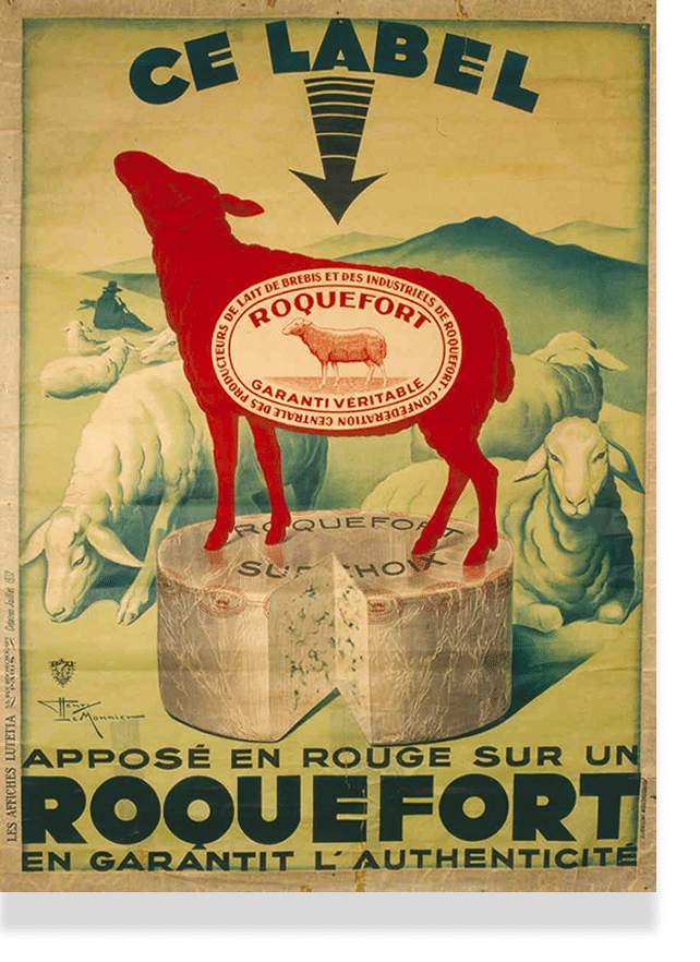 Label AOP Roquefort