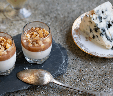 panna cota roquefort